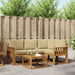 Set de canapele de exterior cu pernă 5 pcs Natural și Bej - WALTI WALTI
