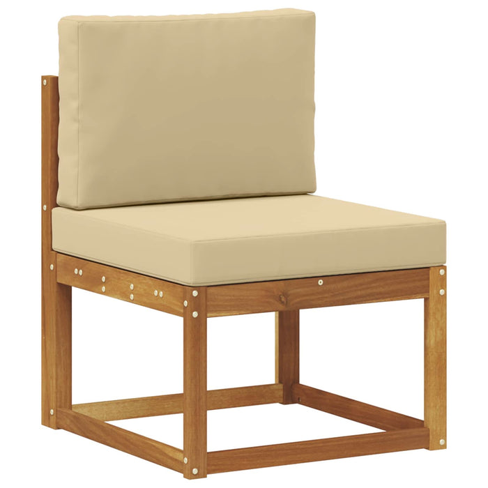 Set de canapele de exterior cu pernă 5 pcs Natural și Bej - WALTI WALTI