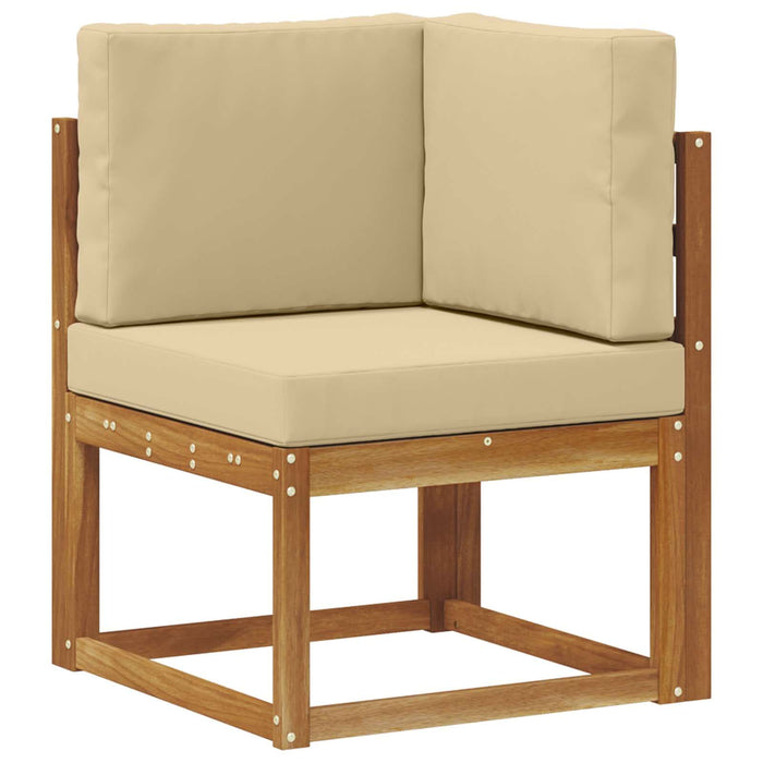 Set de canapele de exterior cu pernă 5 pcs Natural și Bej - WALTI WALTI