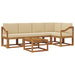 Set de canapea cu pernă 6 pcs Natural și Bej - WALTI WALTI