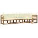 Set de canapele de exterior cu pernă 6 pcs Natural și Crem - WALTI WALTI