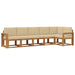 Set de canapele de exterior cu pernă 6 pcs Natural și Bej - WALTI WALTI