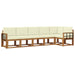 Set de canapele de exterior cu pernă 6 pcs Natural și Crem - WALTI WALTI