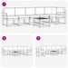 Set de canapele de exterior 7 pcs Gri natural și deschis - WALTI WALTI