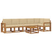 Set de canapele de exterior cu pernă 7 pcs Natural și Bej - WALTI WALTI