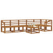 Set de canapele de exterior 7 pcs natural Lemn Solid de Acacia - WALTI WALTI