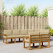 Set de canapele de exterior cu pernă 8 pcs Natural și Bej - WALTI WALTI