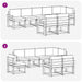 Set de canapele de exterior 8 pcs Gri natural și deschis - WALTI WALTI
