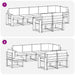 Set de canapele de exterior cu pernă 8 pcs Natural și Antracit - WALTI WALTI