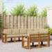 Set de canapele de exterior cu pernă 8 pcs Natural și Bej - WALTI WALTI