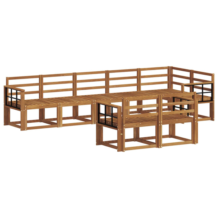 Set de canapele de exterior 8 pcs natural Lemn Solid de Acacia - WALTI WALTI
