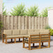 Set de canapele de exterior cu pernă 8 pcs Natural și Bej - WALTI WALTI