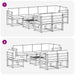 Set de canapele de exterior 9 pcs Gri natural și deschis - WALTI WALTI