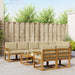 Set de canapele de exterior cu pernă 9 pcs Natural și Bej - WALTI WALTI