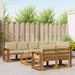 Set de canapele de exterior cu pernă 9 pcs Natural și Bej - WALTI WALTI