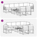 Set de canapele de exterior cu pernă 9 pcs Natural și Bej - WALTI WALTI