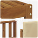 Set de canapele de exterior cu pernă 6 pcs Natural și Bej - WALTI WALTI