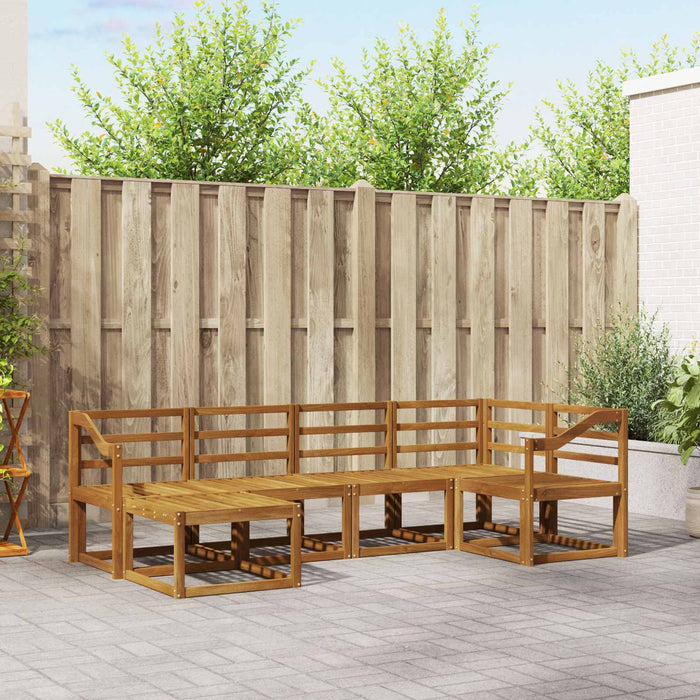 Set de canapele de exterior 6 pcs natural - WALTI WALTI