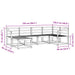 Set de canapele de exterior 6 pcs natural - WALTI WALTI