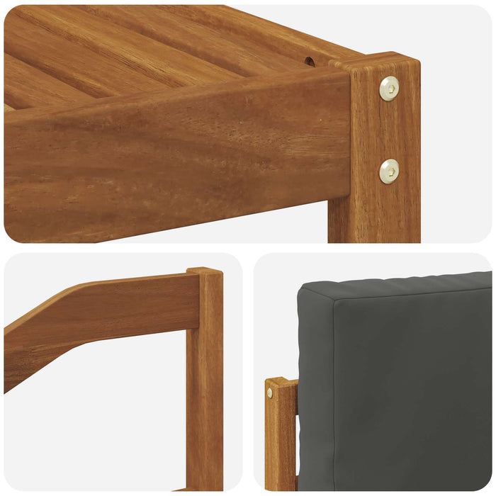 Set de canapele de exterior cu pernă 7 pcs Natural și Antracit WALTI