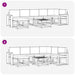 Set de canapele de exterior 8 pcs Gri natural și deschis - WALTI WALTI