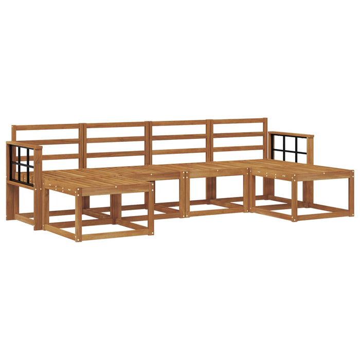 Set de canapele de exterior 6 pcs natural Lemn compozit - WALTI WALTI