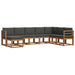 Set de canapele de exterior cu pernă 8 pcs Natural și Antracit - WALTI WALTI