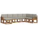 Set de canapele de exterior 8 pcs Gri natural și deschis - WALTI WALTI