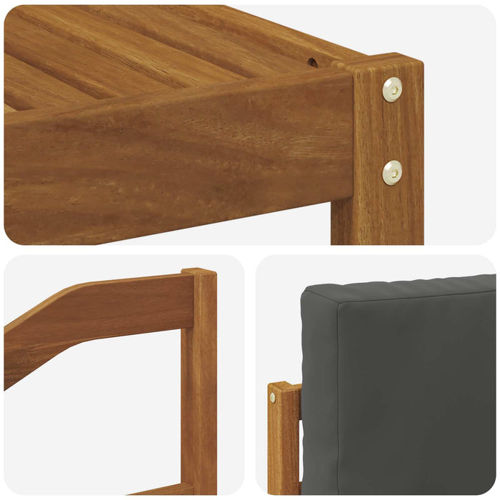 Set de canapele de exterior cu pernă 9 pcs Natural și Antracit - WALTI WALTI