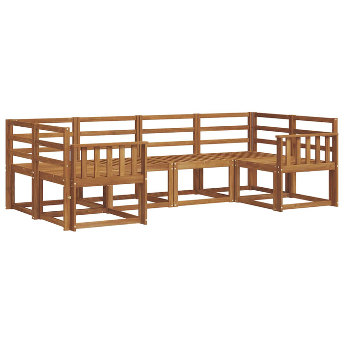 Set de canapele de exterior 6 pcs natural Lemn Solid de Acacia - WALTI WALTI