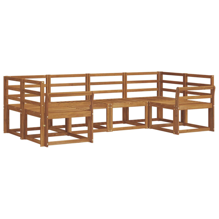 Set de canapele de exterior 6 pcs natural Lemn Solid de Acacia - WALTI WALTI