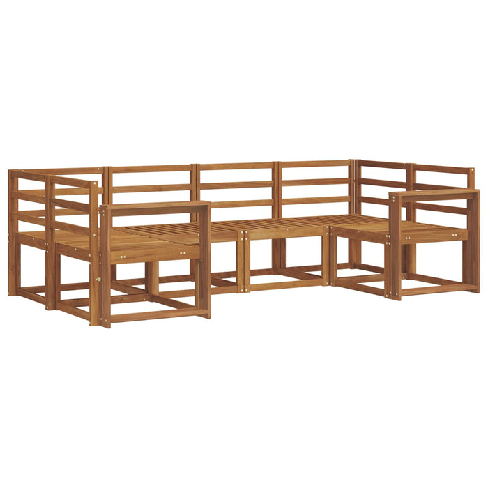 Set de canapele de exterior 6 pcs natural Lemn Solid de Acacia - WALTI WALTI