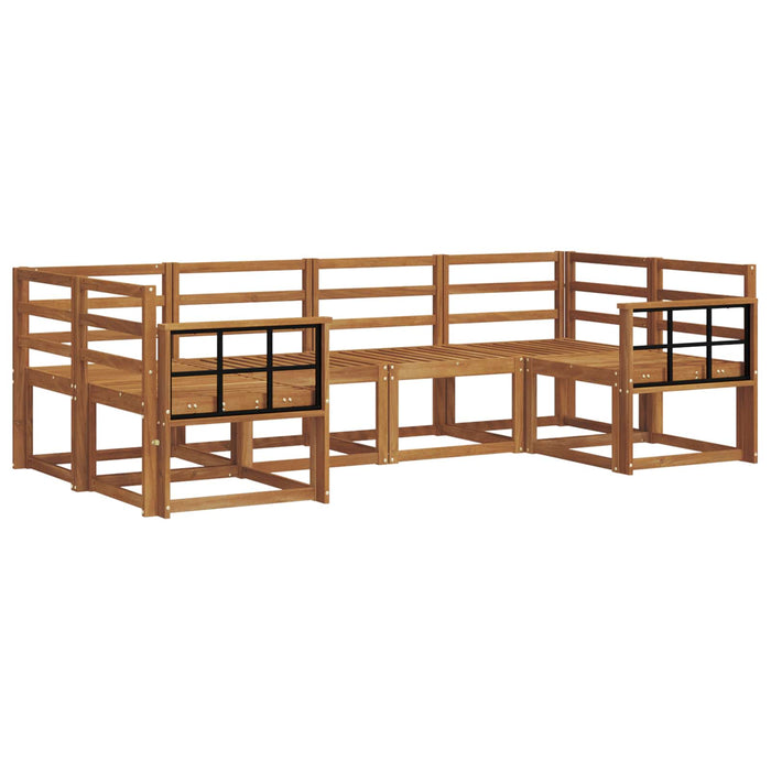 Set de canapele de exterior 6 pcs natural Lemn Solid de Acacia - WALTI WALTI