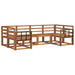 Set de canapele de exterior 6 pcs natural Lemn Solid de Acacia - WALTI WALTI