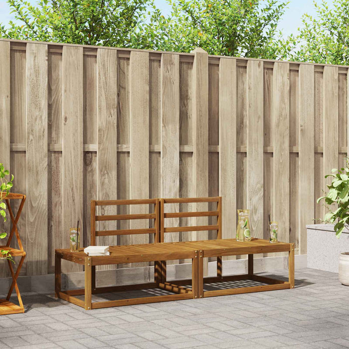 Set de canapele de exterior 2 pcs natural 182,5 x 63 x 73 cm - WALTI WALTI