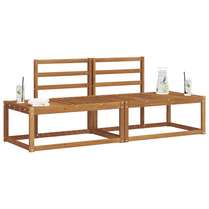 Set de canapele de exterior 2 pcs natural 182,5 x 63 x 73 cm - WALTI WALTI