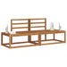 Set de canapele de exterior 2 pcs natural 182,5 x 63 x 73 cm - WALTI WALTI