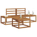 Set de canapele de exterior 3 pcs natural Lemn Solid de Acacia - WALTI WALTI