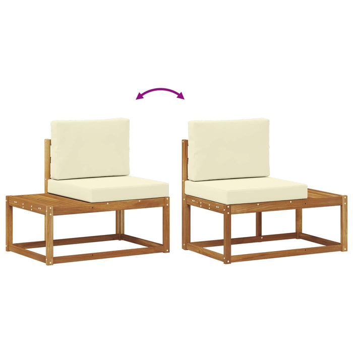 Set de canapea cu pernă 5 Bucată Natural și Crem - WALTI WALTI