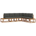 Set de canapele de exterior 6 Bucată Natural și Antracit - WALTI WALTI