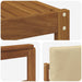Set de canapele de exterior cu pernă 10 pcs Natural și Bej - WALTI WALTI