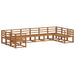 Set de canapele de exterior 10 pcs natural Lemn Solid de Acacia - WALTI WALTI