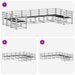 Set de canapele de exterior 10 pcs natural Lemn Solid de Acacia - WALTI WALTI