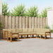 Set de canapele de exterior cu pernă 10 pcs Natural și Bej - WALTI WALTI