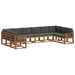 Set de canapele de exterior cu pernă 10 pcs Natural și Antracit - WALTI WALTI