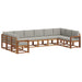 Set de canapele de exterior 10 pcs Gri natural și deschis - WALTI WALTI