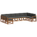 Set de canapele de exterior cu pernă 10 pcs Natural și Antracit - WALTI WALTI