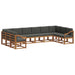 Set de canapele de exterior cu pernă 10 pcs Natural și Antracit - WALTI WALTI