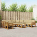 Set de canapele de exterior cu pernă 11 pcs Natural și Bej - WALTI WALTI