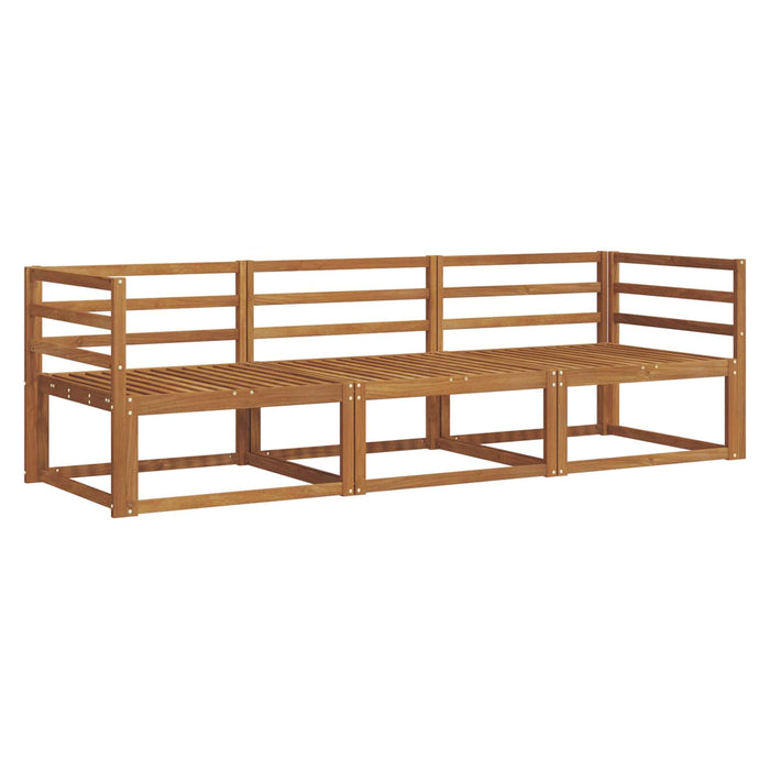 Set de canapele de exterior 3 pcs natural Lemn Solid de Acacia - WALTI WALTI
